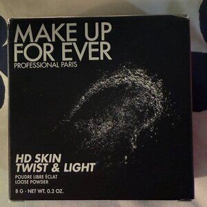 NIB - Make Up For Ever - HD Skin Twist & Light Loose Powder - Light